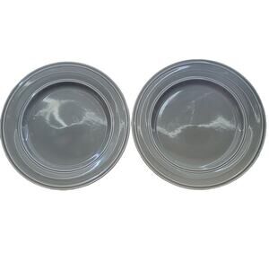 Better Homes and Gardens Admiraware Dinner Plates Set of 2 Grey color
